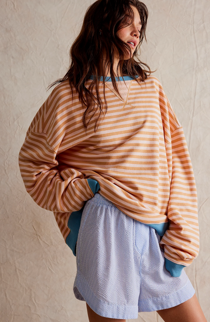 CHARLOTTE™ | STRIPED OVERSIZED-PULLOVER