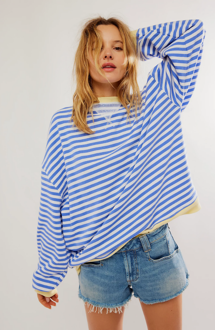 CHARLOTTE™ | STRIPED OVERSIZED-PULLOVER