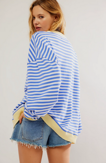 CHARLOTTE™ | STRIPED OVERSIZED-PULLOVER