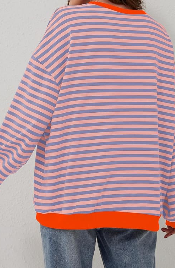 CHARLOTTE™ | STRIPED OVERSIZED-PULLOVER