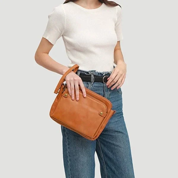 VICTORIA™ | LEATHER CROSSBODY BAG/CLUTCH